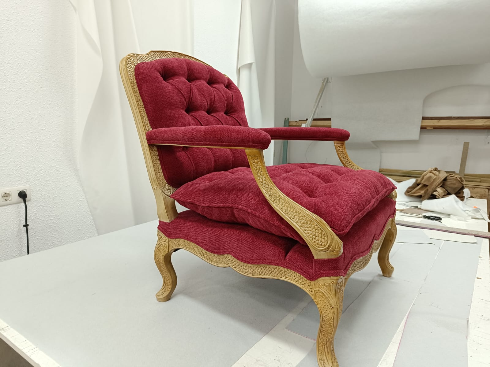 Tapizados de butacas con tejidos antimanchas en Abando 10